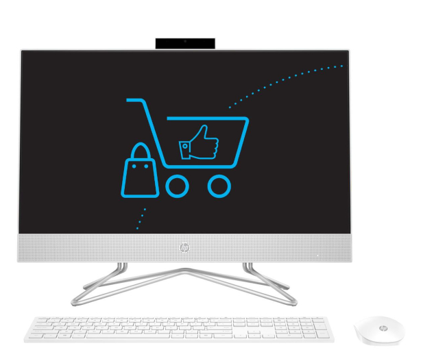 HP 24 AiO Ryzen 5-3500/8GB/512 White - 606131 - zdjęcie